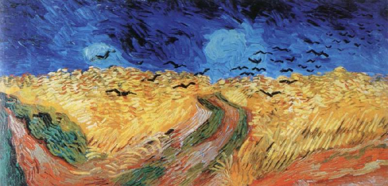 Vincent Van Gogh wheat field with crows oil painting image
